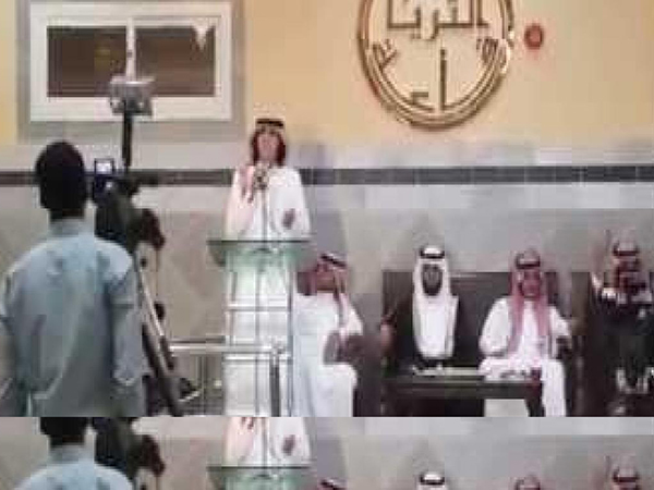 شاهد بالفيديو .. لحظة وفاة شاب سعودي أثناء غنائه بأحد المناسبات